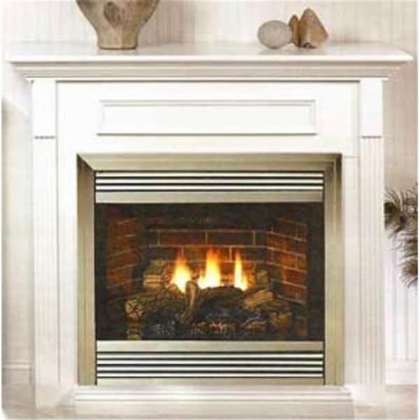 Mobiliario Standard Cabinet Mantel with Base, White MO2559935 - main